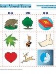 Vowel Sort - Free, Printable Worksheet Lesson Activity