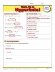 Printable Hyperbole Warm Up Activity for Class or Home
