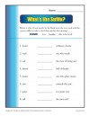 What's the Suffix Worksheet - Free, Printable Worksheet Activity