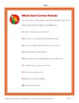 Which Sentences use Periods Correctly? Printable Punctuation Worksheet