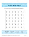 Winter Word Search