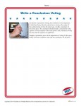 Write a Conclusion Writing Activity - Voting