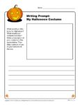 My Halloween Costume Writing Prompt